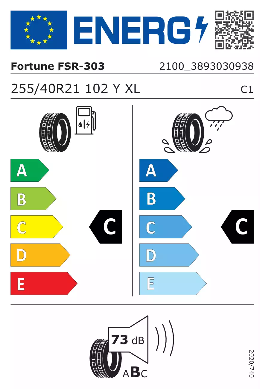 opona-fortune-fsr-303-o-wymiarach-255/40R21-102Y-eprel-1059162