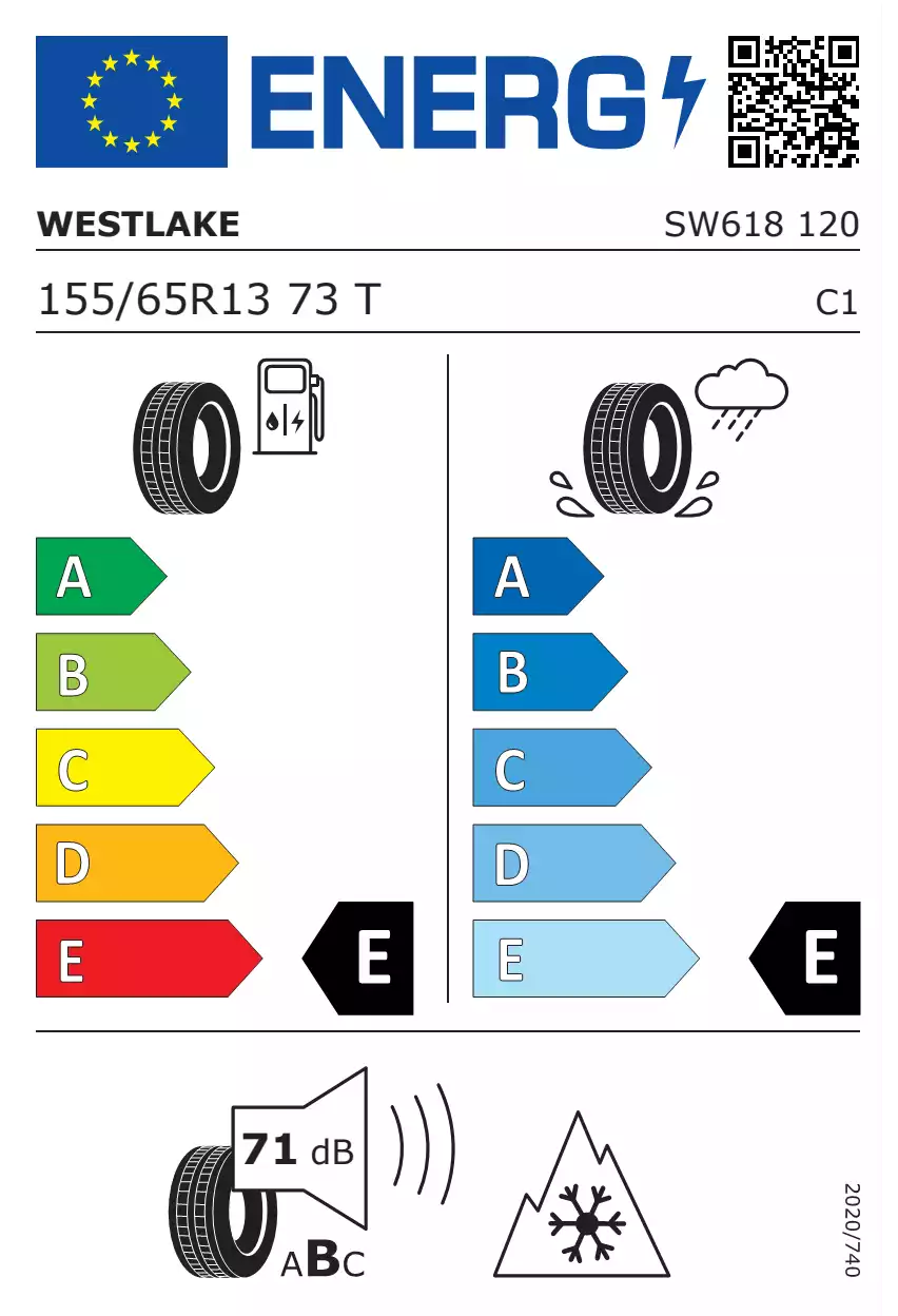 opona-westlake-sw618-o-wymiarach-155/65R13-73T-eprel-1070327