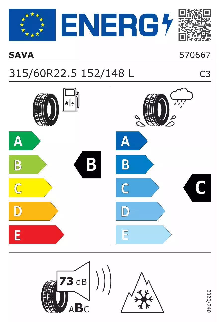 opona-sava-avant-5-o-wymiarach-315/60R22.5-152/148L-eprel-1095744