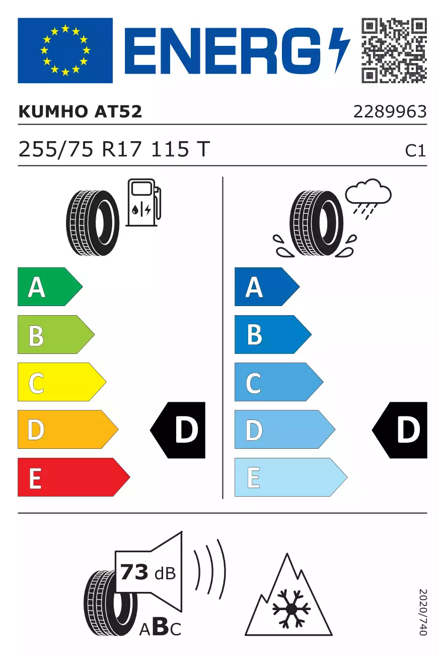 opona-kumho-road-venture-at52-o-wymiarach-255/75R17-115T-eprel-1279813