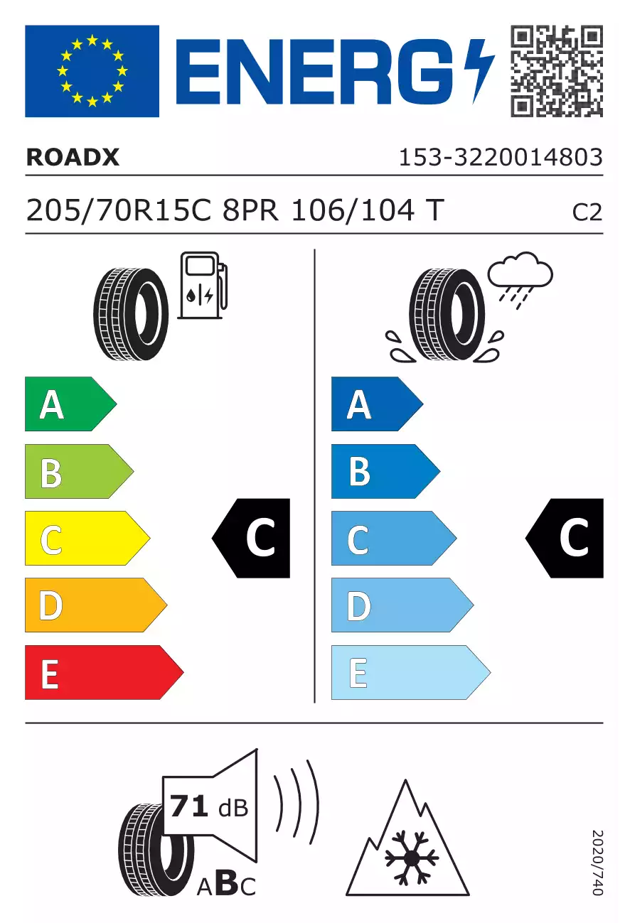 opona-roadx-rxquest-van-4s-o-wymiarach-205/70R15-106/104T-eprel-1281727