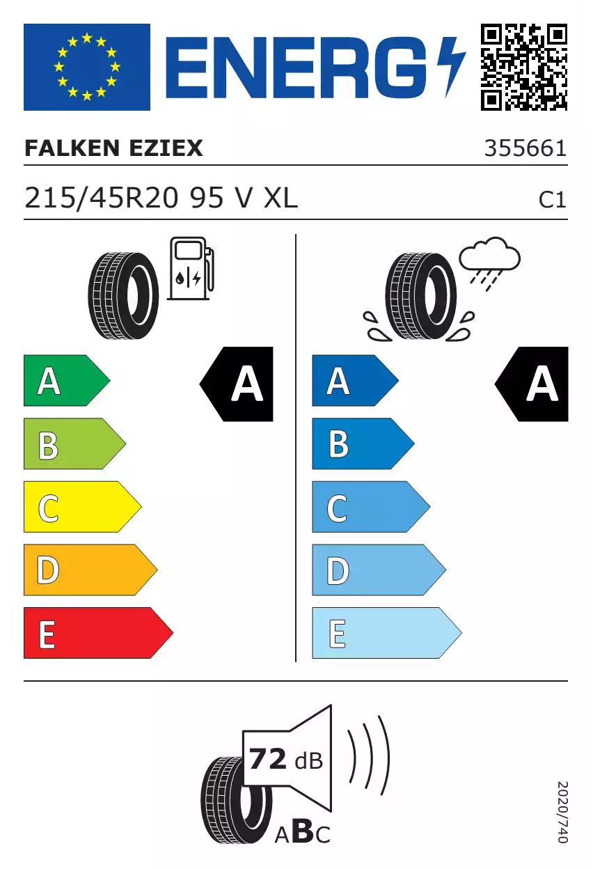 opona-falken-e-ziex-o-wymiarach-215/45R20-95V-eprel-1367618