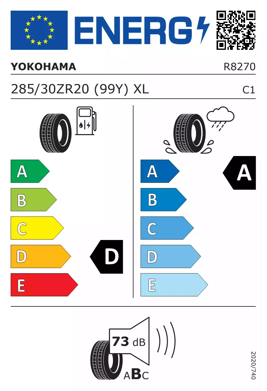 opona-yokohama-advan-sport-v107-o-wymiarach-285/30R20-99Y-eprel-1386190