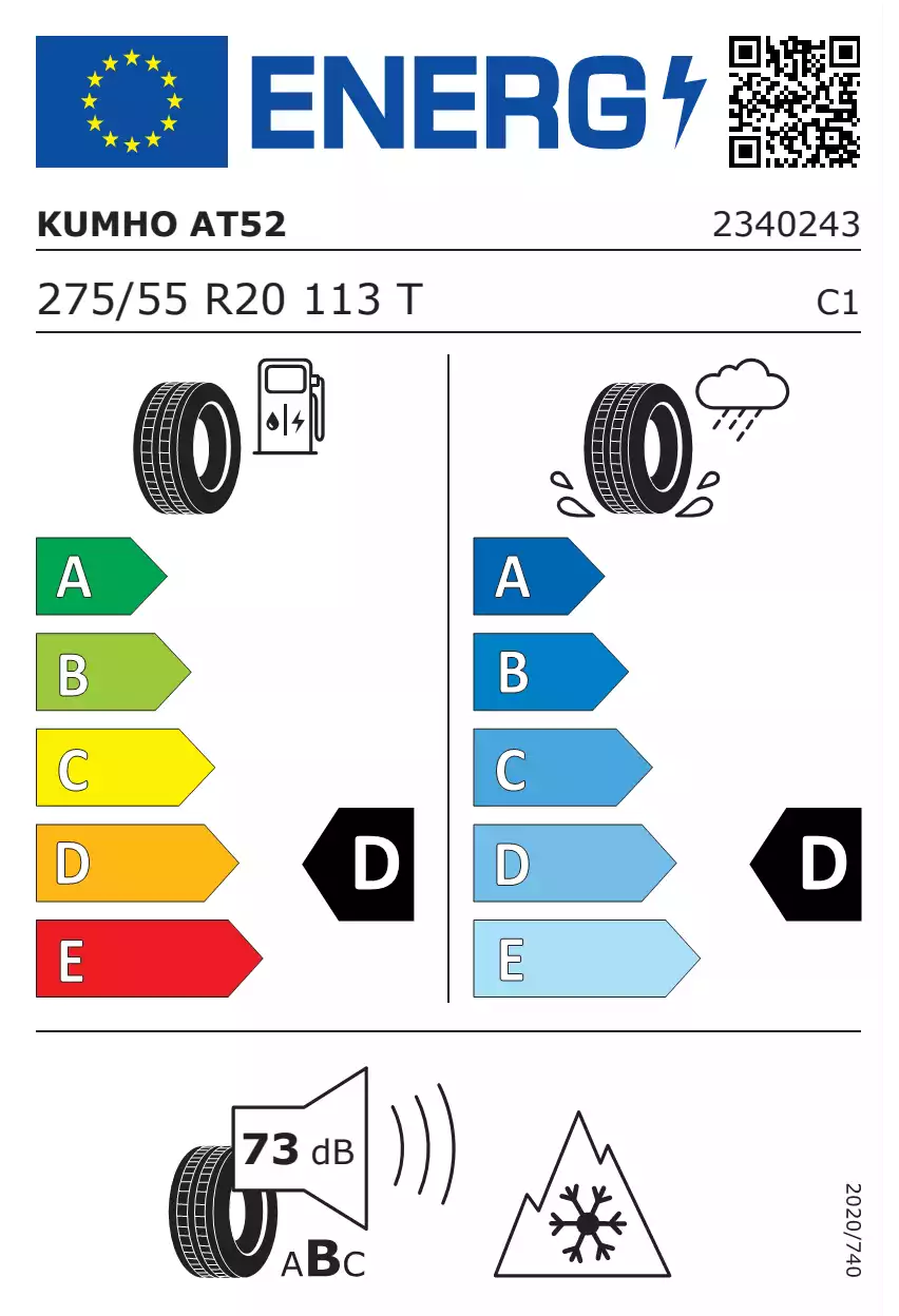 opona-kumho-road-venture-at52-o-wymiarach-275/55R20-113T-eprel-1614870