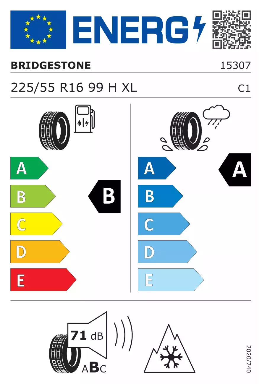 opona-bridgestone-blizzak-lm005-o-wymiarach-225/55R16-99H-eprel-381906