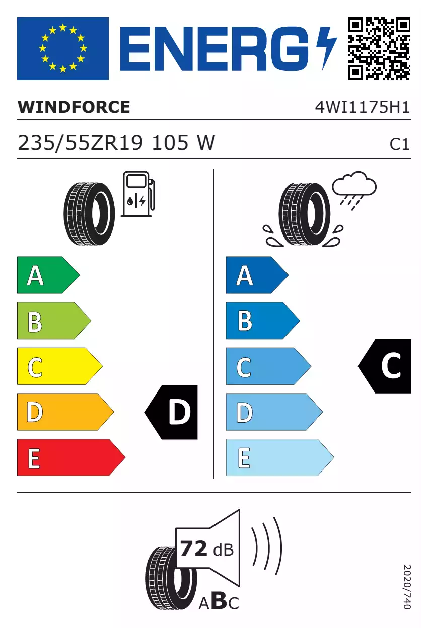 opona-windforce-catchfors-uhp-o-wymiarach-235/55R19-105W-eprel-489571