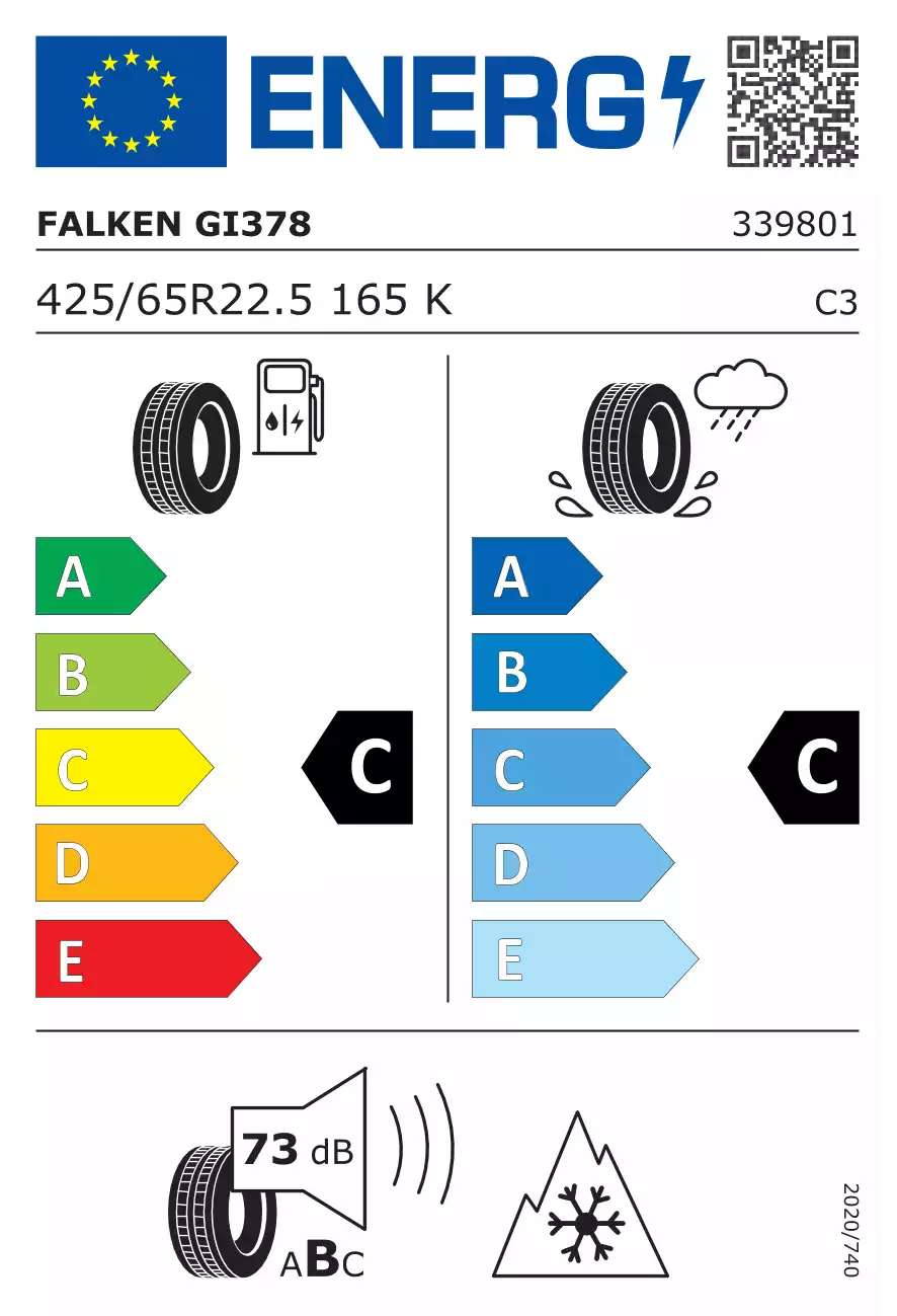 opona-falken-gi-378-o-wymiarach-425/65R22.5-165K-eprel-602622