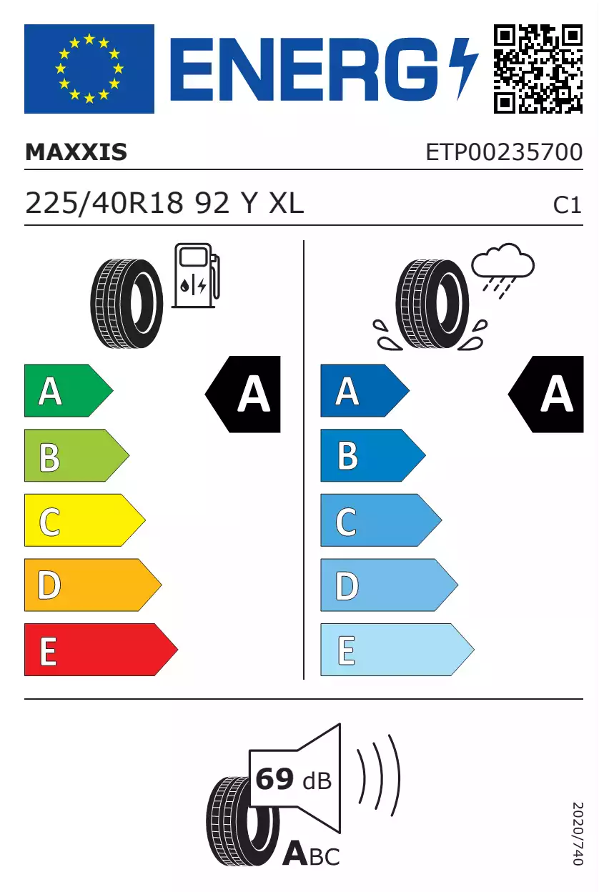 opona-maxxis-premitra-5-o-wymiarach-225/40R18-92Y-eprel-908397